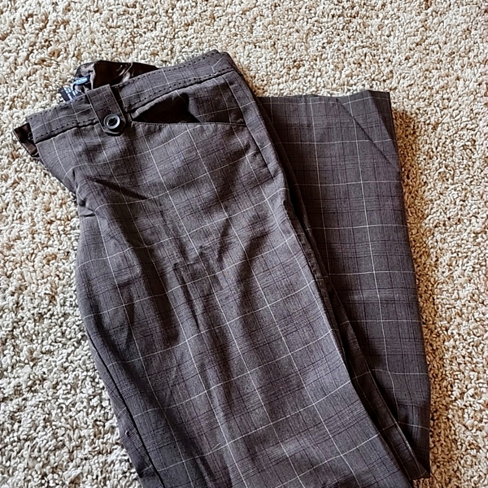 Plaid Dress Slacks